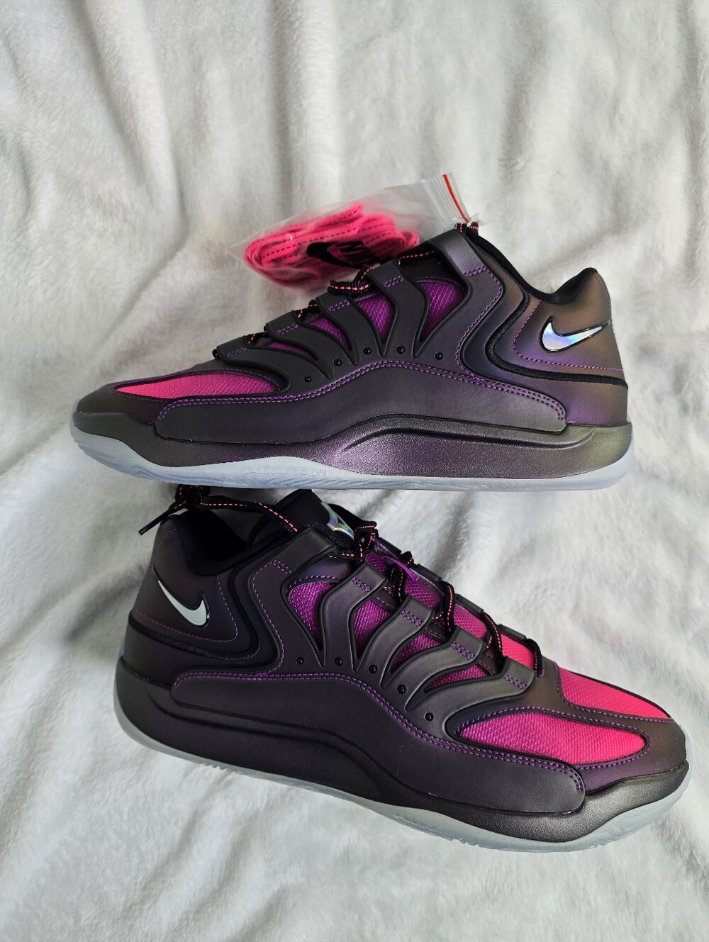 Nike KD 18 SE Eggplant Vivid Purple Black Basketball IM5843-500 Men's Size 11.5 - Picture 2 of 5